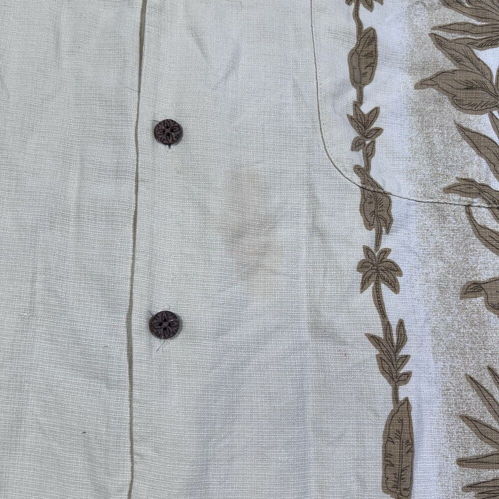 Tommy Bahama 100% Silk Hawaiian Camp Shirt Tropical Floral Aloha Men's 3XT - Picture 7 of 11
